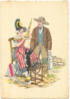 Illustrateur Naudy. Costumes, Filière Bourbonais (A19p20) - Naudy