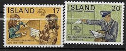Islande 1974 N° 451/452  Neufs ** MNH Centenaire De L'UPU - Ongebruikt