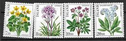 Islande 1983 N° 545/548 Neufs Fleurs - Unused Stamps