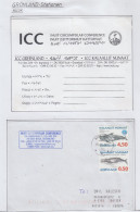 Greenland Inuit Circumpolar Conference Folder + Cover Ca Nuuk 15.10.2003  (GB151A) - Stations Scientifiques & Stations Dérivantes Arctiques