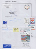 Greenland Station Nuuk  3 Covers  (GB155) - Wetenschappelijke Stations & Arctic Drifting Stations