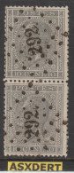 N° 17 Lp. 292 -  Pepinster -  Paire Verticale - Paar - 1865-1866 Perfil Izquierdo