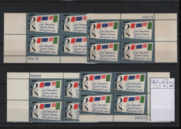 USA Michel Cat.No. Mnh/** 901 Different Positions And Different Plate Nos - Plattennummern