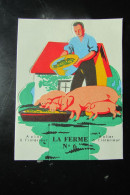 Chromo/Découpis "CAO FALIERES Gouter De La Famille" - Série "LA FERME" Années 1950/60 - Tiere