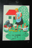 Chromo/Découpis "CAO FALIERES Gouter De La Famille" - Série "LA FERME" Années 1950/60 - Dieren