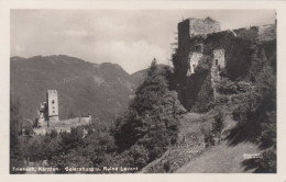 E4960) FRIESACH In Kärnten -  GEIERSBURG Und RUINE LAVANT - Alte FOTO AK 1933 - Friesach
