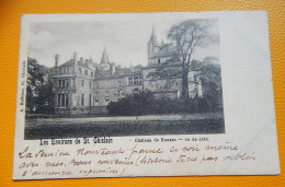 SAINT-GHISLAIN  (environs) -  Château De BOUSSU , Vu De Côté   -  1900 - Saint-Ghislain