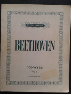 LUDWIG VAN BEETHOVEN SONATES POUR PIANO VOL1 PARTITION MUSIQUE EDITIONS CHOUDENS - Tasteninstrumente