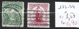 NOUVELLE-ZELANDE 133-34 Oblitérés Côte 3.50 € - Used Stamps