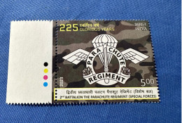 India 2023 Michel 2nd Battalion, Parachute Regiment (Special Forces) Rs 5 MNH - Ungebraucht