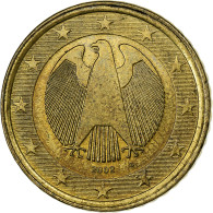 République Fédérale Allemande, 50 Euro Cent, Error Mule / Hybrid 1 Euro - Errores Y Curiosidades