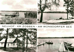 72704280 Neuhof Zossen Wuensdorfer See Bungalows Bootsliegeplatz Neuhof Zossen - Zossen