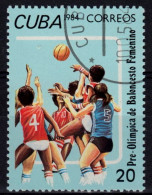 Cuba Caribbean Island1984 -Pre-Olympiada Sport Voleiball  Michel Nr. 2856 Used / Cto - Gebruikt