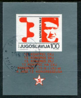 YUGOSLAVIA 1986 Communist League Congress Block Used.  Michel Block 29 - Gebraucht