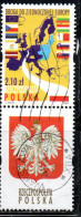 POLONIA POLAND POLSKA 2004 ADMISSION TO EUROPEAN UNION 2.10z USED USATO OBLITERE' - Oblitérés