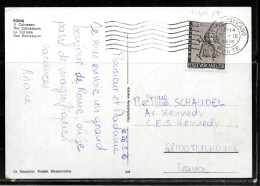 N253 - VATICAN - CP DU 27/03/1976 POUR MULHOUSE FRANCE - Lettres & Documents