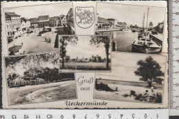 Gruß Aus Ueckermünde Mehrbildkarte - Gelaufen (50/51 ? ) ( AK 3914 )Günstige Versandkosten - Ückermünde