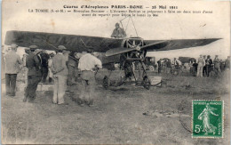 Course D'Aéroplanes Paris-Rome - LA TOMBE - Monoplan Sommer - L'aviateur Bathiat  - Fliegertreffen