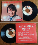 RARE French EP 45t BIEM (7") MONTY «Katia-Sonia» (1969) - Collectors