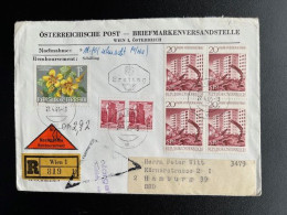 AUSTRIA 1965 REGISTERED LETTER VIENNA WIEN TO HAMBURG 27-04-1965 OOSTENRIJK OSTERREICH EINSCHREIBEN NACHNAHME - Covers & Documents