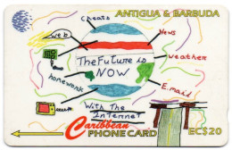 Antigua & Barbuda - 'Future Is Now' - 177CATC (with Ø) - Antigua And Barbuda