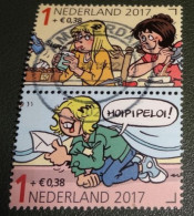 Nederland - NVPH - 3586b En E - 2017 - Gebruikt - Cancelled - Kinderzegels - Jan Kruis - Jan Jans Kinderen - Oblitérés