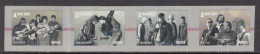 2013 Norway Rock Pop Music Guitars Complete Strip Of 4 MNH @ BELOW FACE VALUE - Unused Stamps