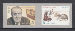 2014 Norway Proyson Radio Children's Literature Complete Set Of 2  MNH @ BELOW FACE VALUE - Unused Stamps