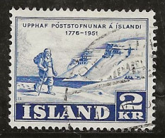 Islande 1951 N° Y&T : 236 Obl. - Oblitérés