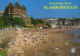 SCARBOROUGH, YORKSHIRE, ARCHITECTURE, BEACH, ENGLAND, UNITED KINGDOM, POSTCARD - Scarborough