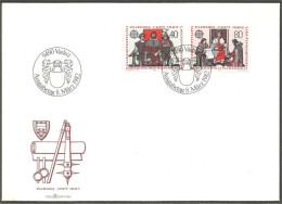 Liechtenstein Europa 1982 FDC Cover ( A92 109a) - 1982