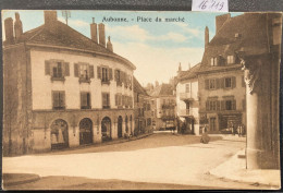 Aubonne - Place Du Marché Au Début Du XXe Siècle (16'119) - Aubonne