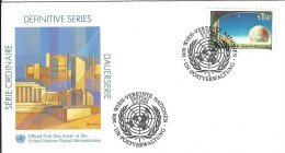 Envellope NATIONS UNIS 1e Jour N° 103 Y & T - Cartas & Documentos