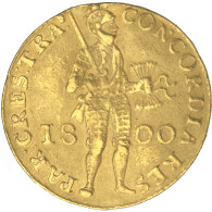 Pays-Bas-République-Batave Ducat Au Chevalier 1800 Utrecht - 1795-1814 : Protettorato Francese & Napoleonico