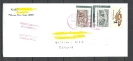 USA 2024 Air Mail Cover To Estonia - Brieven En Documenten
