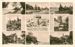 73029049 Eltville Rhein Teilansichten Burg Und Kirche Burgeingang Burggraben Lan - Eltville