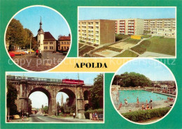 73017711 Apolda Markt Neubaugebiet Viadukt Freibad Apolda - Apolda