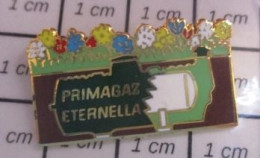 715A  Pin's Pins / Beau Et Rare / CARBURANTS / CITERNE A GAZ ENTERREE PRIMAGAZ ETERNELLA - Carburants