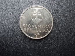 SLOVAQUIE : 5 KORUNA   1994    KM 14      SUP - Slowakije