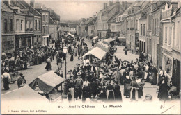 CPA - SELECTION -  AUXI LE CHATEAU -  Le Marché - Auxi Le Chateau