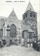 Moorsel : De Kerk St Martinus -man Met Koersfiets - Aalst