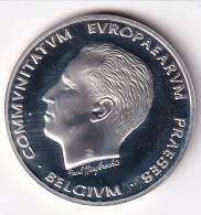 MONEDA DE PLATA DE BELGICA DE 5 ECU DEL AÑO 1993 - PAUL TTUYBRECHTS  (COIN) SILVER-ARGENT - Ecu