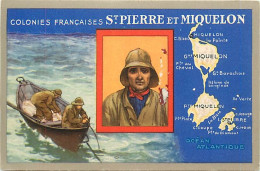 -pays Div.-ref-EE482- Les Colonies Françaises - Saint Pierre Et Miquelon -  Publicité Lion Noir - - San Pedro Y Miquelón