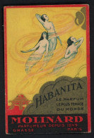 Carte Parfumée Molinard - Habanita - Voir Scans - Vintage (until 1960)