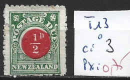 NOUVELLE-ZELANDE TAXE 13 Oblitéré Côte 3 € - Postage Due