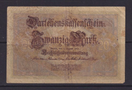 GERMANY - 1914  Darlehenskassenschein 20 Mark Circulated Banknote - 20 Mark