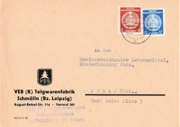 DDR Brief ZKD Dienst Mif VEB  Teigwarenfabrik Schmölln 1954 - Briefe U. Dokumente