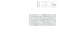 FRANCE - 2023 - POSTAL FRANKING MACHINE COVER TO DUBAI. - Cartas & Documentos