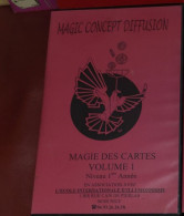 RARE CASSETTE VIDEO VHS  PRESTIDIGITATION MAGIE DES CARTES JEAN PIERRE VALLARINO VOLUME 1 1995 60 MINUTES - Documentari