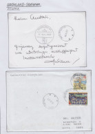 Greenland Station Pituffik 4 Covers + Card  (GB160) - Wetenschappelijke Stations & Arctic Drifting Stations